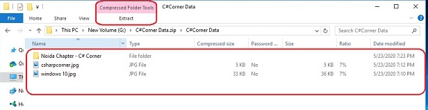 How to view a zip folders content-10-